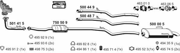  090391 Exhaust system 090391
