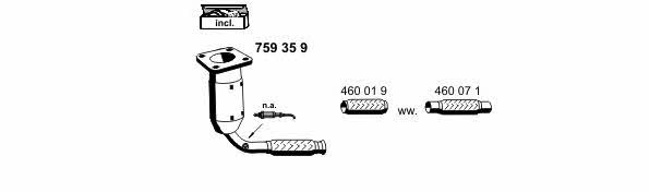 Ernst 090396 Exhaust system 090396