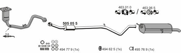 Ernst 090399 Exhaust system 090399