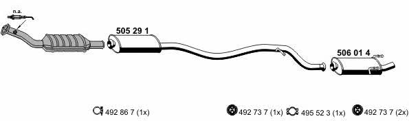 Ernst 090434 Exhaust system 090434