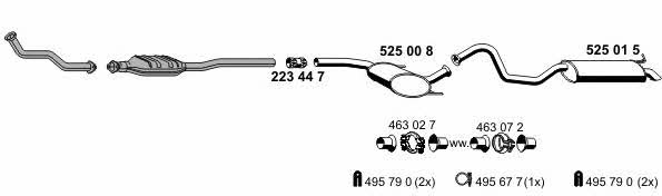 Ernst 100094 Exhaust system 100094