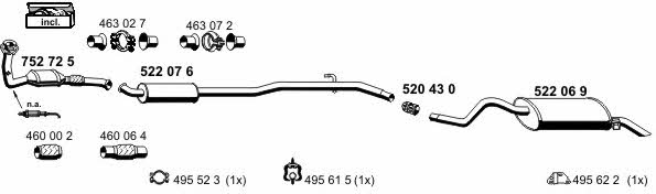 Ernst 100103 Exhaust system 100103