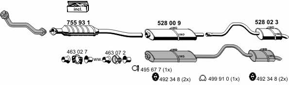  100220 Exhaust system 100220