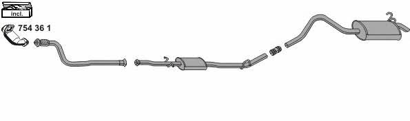  100228 Exhaust system 100228