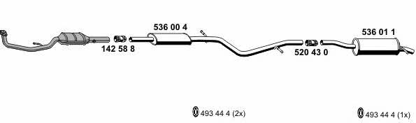  100248 Exhaust system 100248