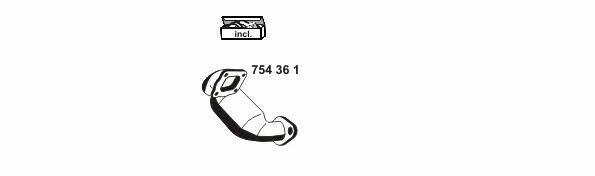  100255 Exhaust system 100255