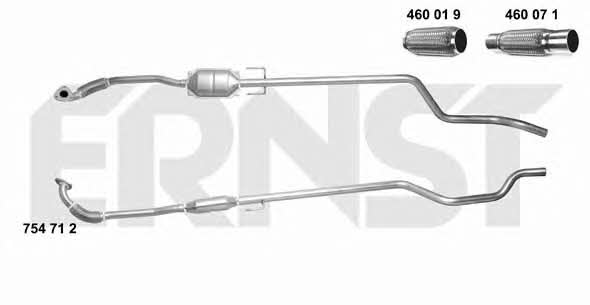 Ernst 754712 Catalytic Converter 754712