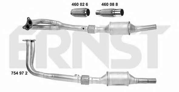 Ernst 754972 Catalytic Converter 754972