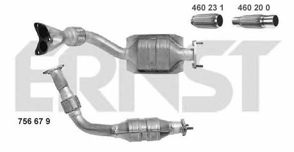 Ernst 756679 Catalytic Converter 756679