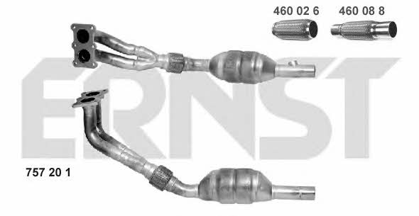 Ernst 757201 Catalytic Converter 757201