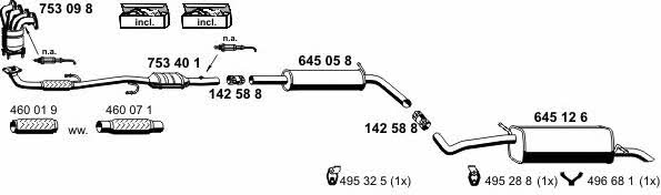  190026 Exhaust system 190026