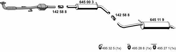  190031 Exhaust system 190031