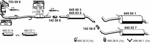  190062 Exhaust system 190062