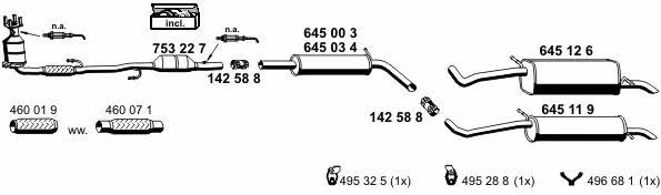  190064 Exhaust system 190064