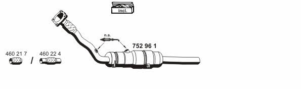 Ernst 190081 Exhaust system 190081
