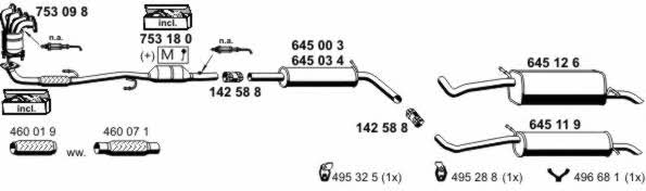  190085 Exhaust system 190085