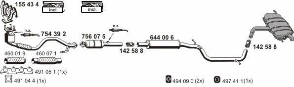  190100 Exhaust system 190100