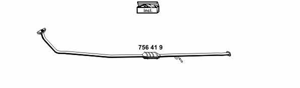 Ernst 200018 Exhaust system 200018