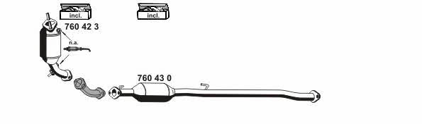 Ernst 200050 Exhaust system 200050