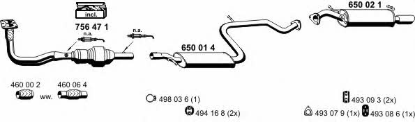  210017 Exhaust system 210017