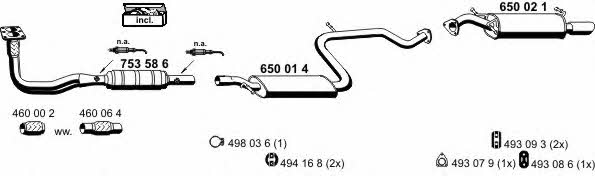  210038 Exhaust system 210038