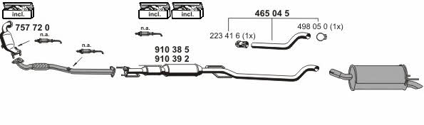 Ernst 050882 Exhaust system 050882