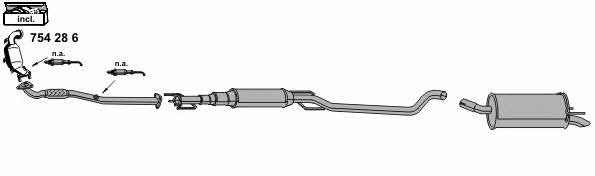 Ernst 050887 Exhaust system 050887