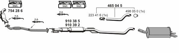 Ernst 050888 Exhaust system 050888