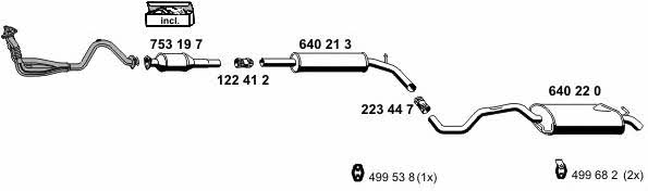  060049 Exhaust system 060049