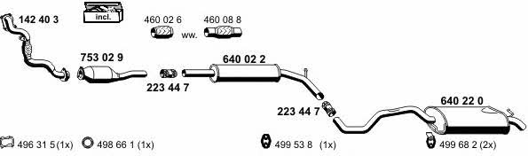  060051 Exhaust system 060051