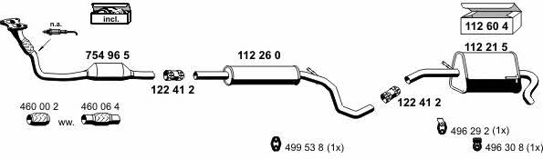 Ernst 060055 Exhaust system 060055