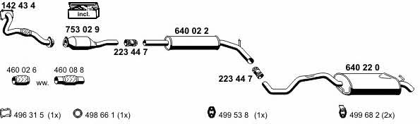  060068 Exhaust system 060068