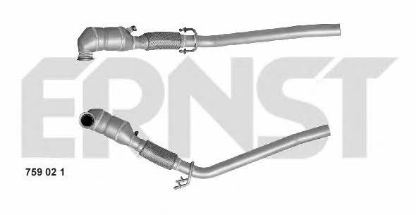 Ernst 759021 Catalytic Converter 759021