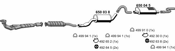  210088 Exhaust system 210088
