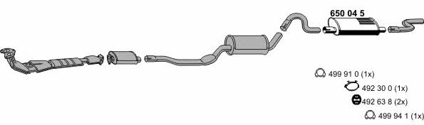 Ernst 210107 Exhaust system 210107