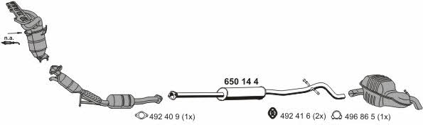 Ernst 210123 Exhaust system 210123