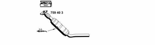  230012 Exhaust system 230012