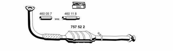  240013 Exhaust system 240013