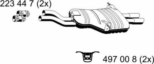 Ernst 283137 End Silencer 283137