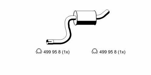 Ernst 310215 Central silencer 310215