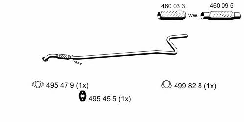 Ernst 310406 Exhaust pipe 310406