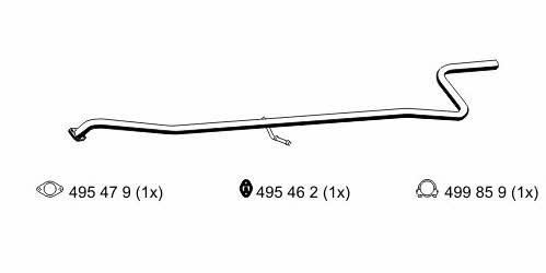 Ernst 310413 Exhaust pipe 310413