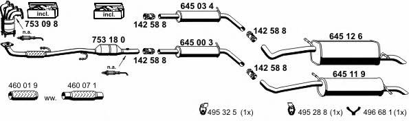 Ernst 060130 Exhaust system 060130