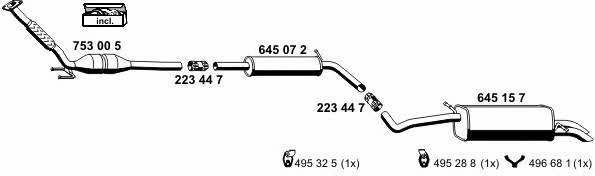  060132 Exhaust system 060132