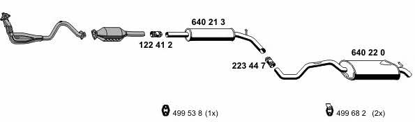  060134 Exhaust system 060134