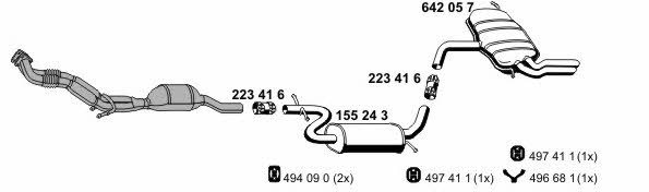  060150 Exhaust system 060150