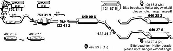 Ernst 060200 Exhaust system 060200