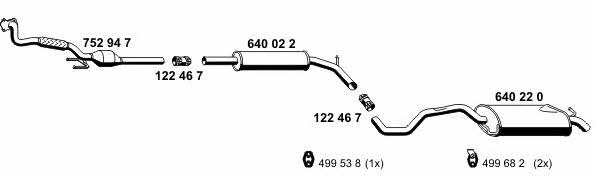 060238 Exhaust system 060238