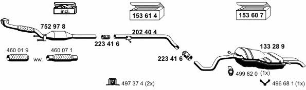  060243 Exhaust system 060243
