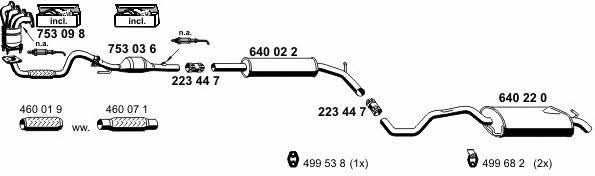 Ernst 060254 Exhaust system 060254